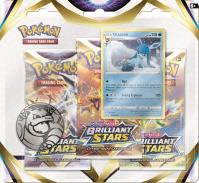 Opakowanie Pokemon TCG: 9.0 Sword and Shield Brilliant Stars Three Booster Blister Glaceon