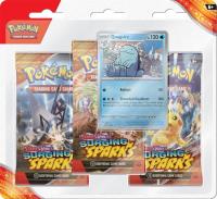 Opakowanie Pokemon TCG Scarlet and Violet Surging Sparks 3 Pack Blister Box