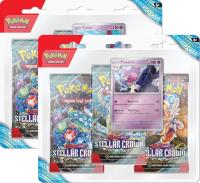 Opakowanie Pokemon TCG Scarlet & Violet Stellar Crowns 3 Pack blister 1szt.mix