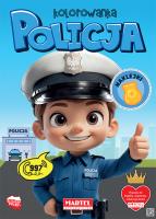 Okładka książki Policja. Kolorowanka z naklejkami