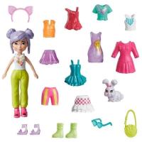 Opakowanie Polly Pocket Lalka + ubranka asortyment HKV94