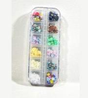 Opakowanie Półperełki opalizujące 5mm 12 kolorów