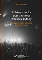Okładka książki Polska piosenka pop jako tekst w tekście kultury