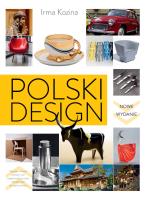 Polski design. Autor: Kozina Irma. SmakLiter.pl Okładka książki Polski design