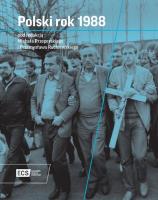 Polski rok 1988. Autor: Michał Przeperski, RUCHLEWSKI. SmakLiter.pl Okładka książki Polski rok 1988