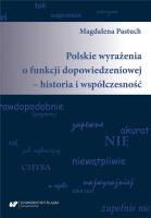 Okładka książki Polskie wyrażenia o funkcji dopowiedzeniowej..