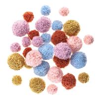 Pompomy pluszowe Teddy 30szt. Wydawca: Dalprint. SmakLiter.pl Opakowanie Pompomy pluszowe Teddy 30szt