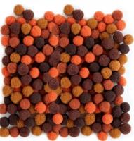 Opakowanie Pompony brązowe 10mm 100szt