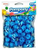 Pompony metaliczne niebieskie 2cm. Wydawca: Brewis. SmakLiter.pl Opakowanie Pompony metaliczne niebieskie 2cm