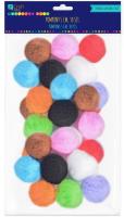 Pompony poliestrowe kolorowe 5cm 30szt. Wydawca: Dalprint. SmakLiter.pl Opakowanie Pompony poliestrowe kolorowe 5cm 30szt