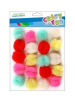 Opakowanie Pompony tiulowe 2,5cm 20szt