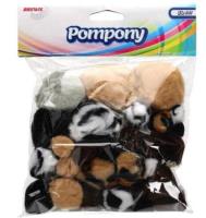Opakowanie Pompony zwierzęta 54szt