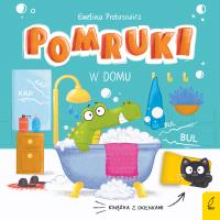 Pomruki. W domu. Autor: Protasewicz Ewelina, Małgorzata Korbiel. SmakLiter.pl Okładka książki Pomruki. W domu
