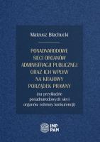 Okładka książki Ponadnarodowe sieci organów administracji publ