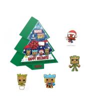 Opakowanie Pop! Pocket Marvel Keychain 4pack Tree holiday Happy Holidays! Figurki zestaw