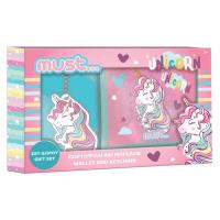 Portfel z breloczkiem Jednorożec. Wydawca: Diakakis. SmakLiter.pl Opakowanie Portfel z breloczkiem Jednorożec