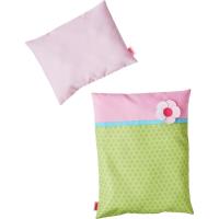 Pościel do łóżka dla lalek Czar wiosny. Wydawca: Haba. SmakLiter.pl Opakowanie Pościel do łóżka dla lalek Czar wiosny