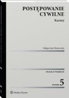 Postępowanie cywilne. Kazusy. Autor: Manowska Małgorzata. SmakLiter.pl Okładka książki Postępowanie cywilne. Kazusy
