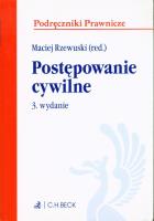 Postępowanie cywilne. Autor: Opracowanie zbiorowe. SmakLiter.pl Okładka książki Postępowanie cywilne