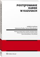 Postępowanie karne w kazusach. Autor: Dudka Katarzyna, Paluszkiewicz Hanna. SmakLiter.pl Okładka książki Postępowanie karne w kazusach
