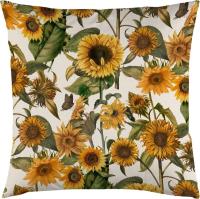 Opakowanie Poszewka na poduszkę 50x50cm - Słoneczniki