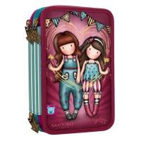 Opakowanie Potrójny Piórnik z Wyposażeniem Gorjuss Fairground