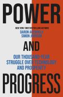 Power and Progress. Autor: Daron Acemoglu, Johnson Simon. SmakLiter.pl Okładka książki Power and Progress