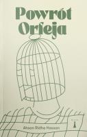 Powrót Orfeja. Autor: Hassan Ahsan Ridha. SmakLiter.pl Okładka książki Powrót Orfeja