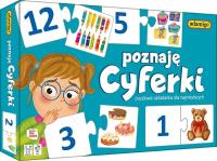Opakowanie Poznaję cyferki Gra puzzlowa