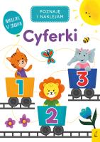 Okładka książki Poznaję i naklejam. Cyferki