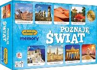 Poznaję świat memory. Wydawca: Adamigo. SmakLiter.pl Opakowanie Poznaję świat memory
