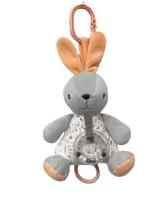 Opakowanie Pozytywka króliczek szary 18cm