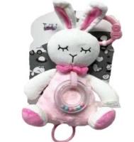 Opakowanie Pozytywka królik różowy 18cm