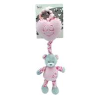 Opakowanie Pozytywka miś różowy 35cm