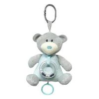 Opakowanie Pozytywka miś szary 18cm