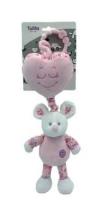 Opakowanie Pozytywka myszka rózowa 35cm