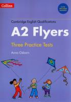 Practice Tests for A2 Flyers (. Autor: Anna osborn. SmakLiter.pl Okładka książki Practice Tests for A2 Flyers (