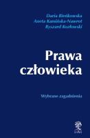 Okładka książki Prawa człowieka. Wybrane zagadnienia