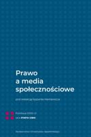 Prawo a media społecznościowe. Autor: Opracowanie zbiorowe. SmakLiter.pl Okładka książki Prawo a media społecznościowe
