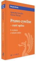 Prawo cywilne - część ogólna z testami online. Autor: Kawałko Agnieszka, Witczak Hanna. SmakLiter.pl Okładka książki Prawo cywilne - część ogólna z testami online