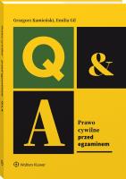 Prawo cywilne. Przed egzaminem. Autor: Kamieński Grzegorz, Emilia Gil. SmakLiter.pl Okładka książki Prawo cywilne. Przed egzaminem