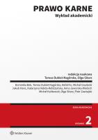Prawo karne. Autor: Sitarz Olga, Dukiet-Nagórska Teresa, Kalitowski Michał, Jaworska-Wieloch Anna, Bek Dominika, Piotr Zawiejski, Rafał Fic, Michał Grudecki, JAKUB HANC, Katarzyna Hebda. SmakLiter.pl Okładka książki Prawo karne
