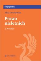 Prawo nieletnich. Autor: prof. dr hab. Alicja Grześkowiak. SmakLiter.pl Okładka książki Prawo nieletnich