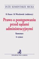 Okładka książki Prawo o postępowaniu przed sądami w.8