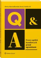 Prawo spółek handlowych. Przed egzaminem. Autor: Marszałkowska-Krześ Elwira, Emilia Gil. SmakLiter.pl Okładka książki Prawo spółek handlowych. Przed egzaminem
