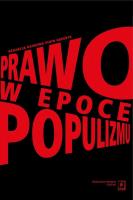 Prawo w epoce populizmu. Wydawca: Scholar. SmakLiter.pl Opakowanie Prawo w epoce populizmu