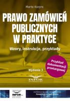 Prawo zamówień publicznych w praktyce w.3. Autor: Kozyra Marta. SmakLiter.pl Okładka książki Prawo zamówień publicznych w praktyce w.3