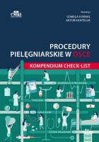 Okładka książki Procedury pielęgniarskie w OSCE. Kompendium checklist