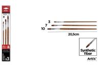 Profesjonale pędzle malarskie 3szt. Wydawca: Artix. SmakLiter.pl Opakowanie Profesjonale pędzle malarskie 3szt