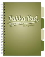 Project Book Olive Green B5/200K kratka oliwkowy. Wydawca: PUKKA. SmakLiter.pl Opakowanie Project Book Olive Green B5/200K kratka oliwkowy